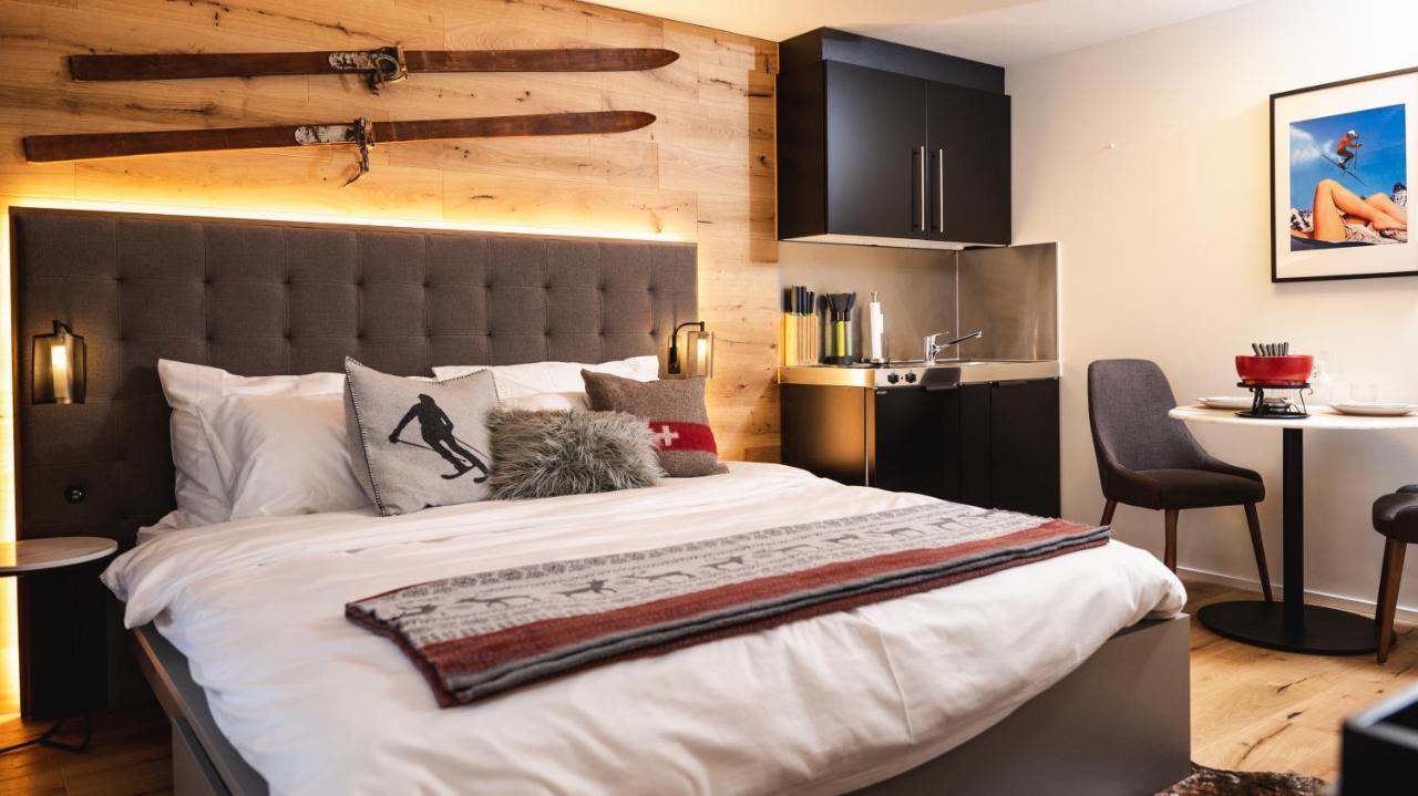 Wunderstay Alpine 403 Centric Studio Balcony/View Νταβός Εξωτερικό φωτογραφία